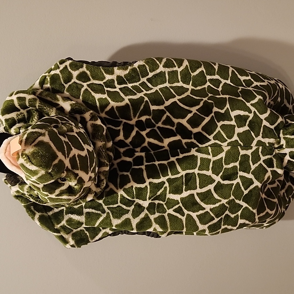 Snake Lizard Reptile Green Kids Halloween Onsie Hoodie Costume Size XL 7 - 8 - Picture 11 of 15